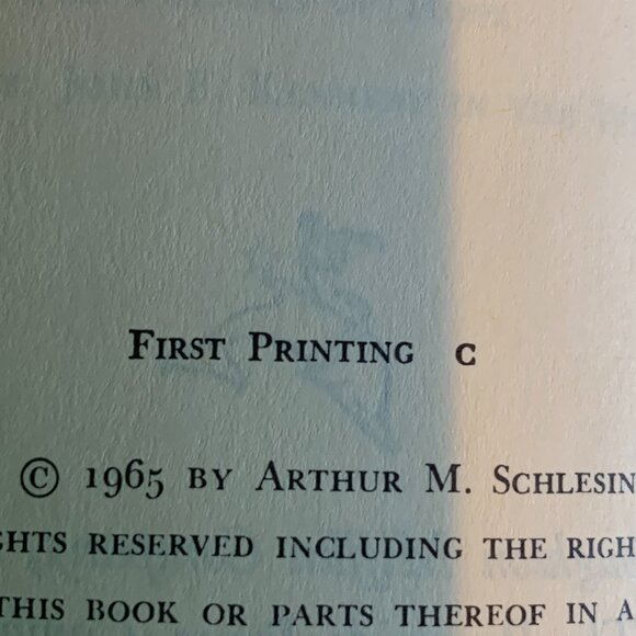 Vintage JFK A Thousand Days First Printing - Picture 4 of 4